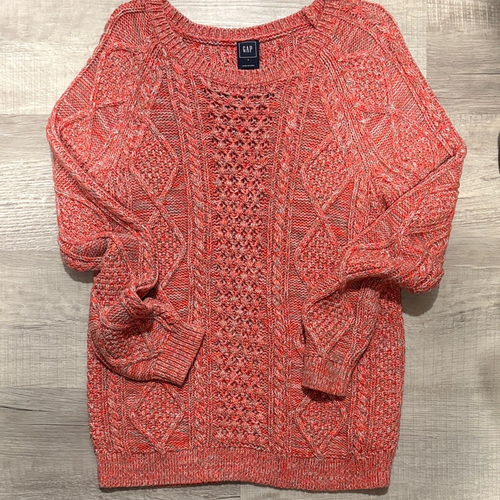 GAP Women's Coral Knit Sweater